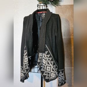 Billabong Open Front Sweatshirt Cardigan